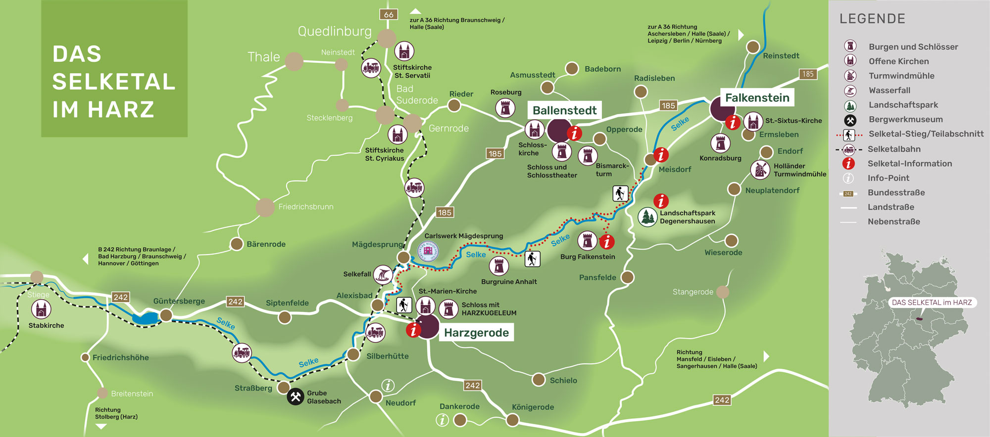 Faszinierend Harz Karte Sehenswurdigkeiten Fotosnull