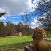 Löwe im Ballenstedter Schlosspark