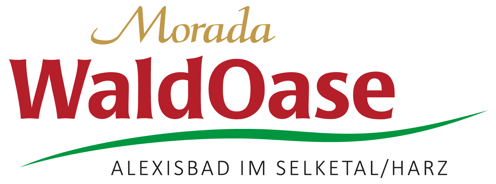 Logo der WaldOase, dem Spa-Bereich des Morada Hotels in Alexisbad